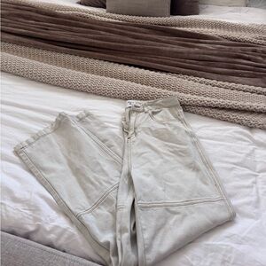 Princess Polly size 6 flared cargo style jeans